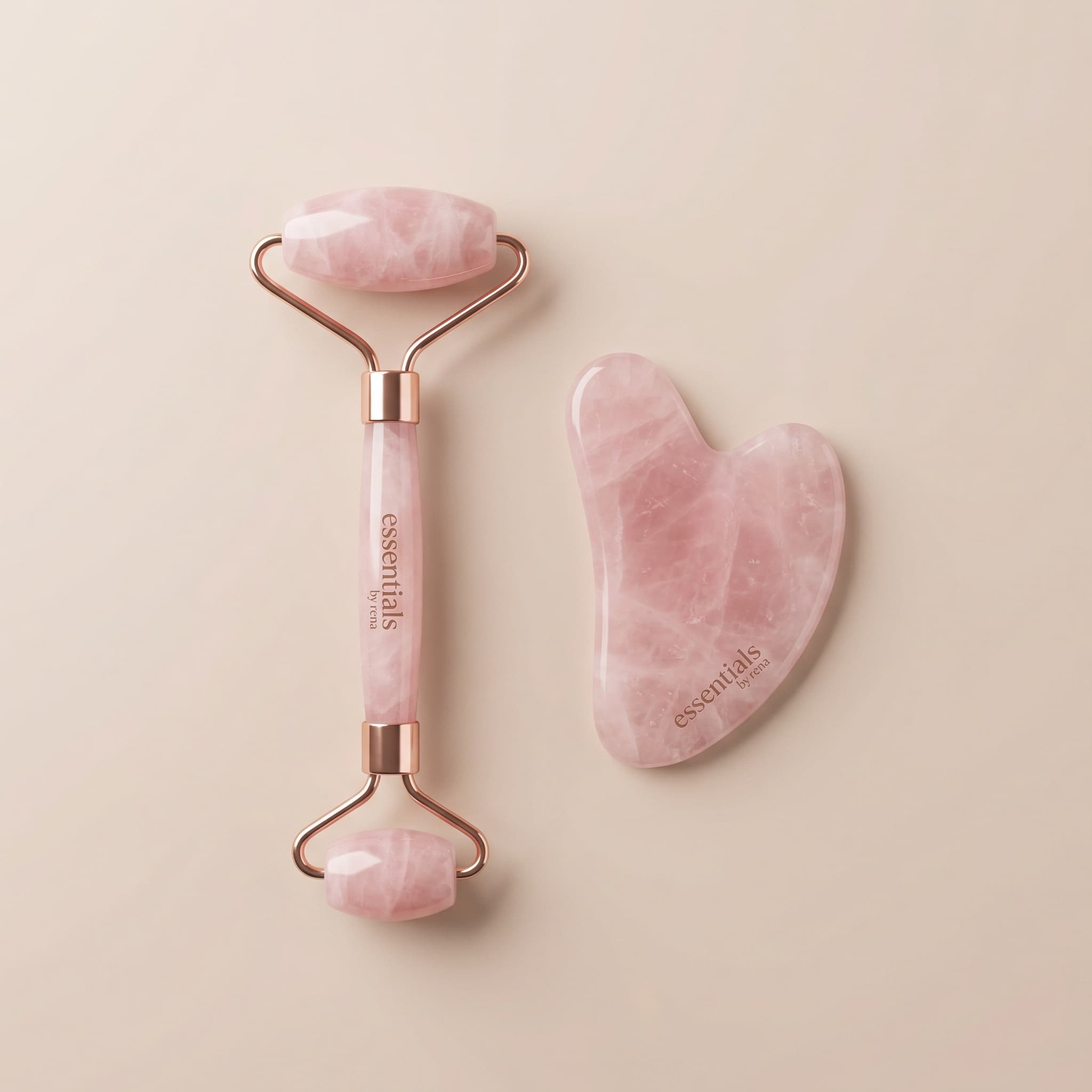 Gua Sha en Jade Roller Set